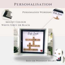 Personalized Tile Frame New Home Gift, Custom Wall Art - thumbnail 2