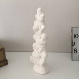 Home Decor, Ceramic Frogs, Ready To Paint, Bisque - thumbnail 2