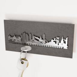 Bangkok Souvenir Gift Tube - Premium Skyline Silhouette Design For Keychains, Magnets, & More Ideal Memorabilia - thumbnail 2
