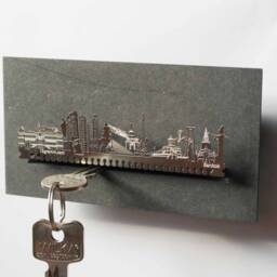 Bangkok Souvenir Gift Tube - Premium Skyline Silhouette Design For Keychains, Magnets, & More Ideal Memorabilia - thumbnail 1