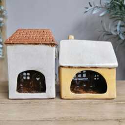 Ceramic House Tealight Holder, Small, 2 Options, Yellow Card Shop, Petal's Florist - thumbnail 4