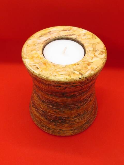 "Dried Tea Light Holder ""Osb 06" - image 1