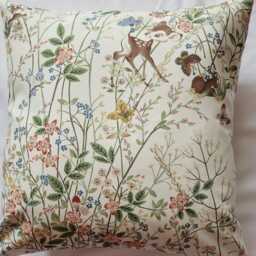 Woodland Cotton Cushion Cover/Pillow - thumbnail 2