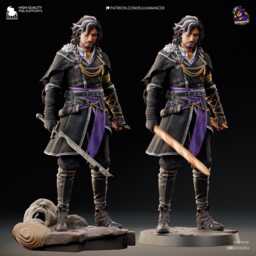 Expedition Outsider - Sci-Fi Explore Post-Apocalyptic Wanderer Verso Resin Figure 16K - thumbnail 2