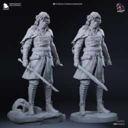 Expedition Outsider - Sci-Fi Explore Post-Apocalyptic Wanderer Verso Resin Figure 16K - thumbnail 4