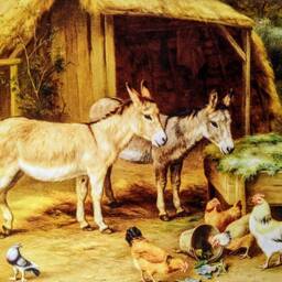 "Farm Animals Ceramic Wall Art Tile, 8"" By 12" - thumbnail 2