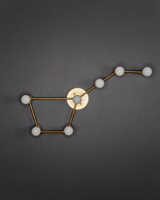 Big Dipper 7 Light Modern Industrial Vanity Mid Century Bathroom - image 1