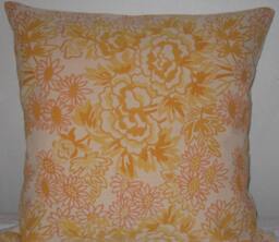 "Floral Decorative Pillow Cover-20""x20" - thumbnail 1
