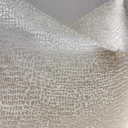 Luxury Cream Textured Pillow Handmade Cushion For Sofa Or Bed Accent - Style 36 - thumbnail 2