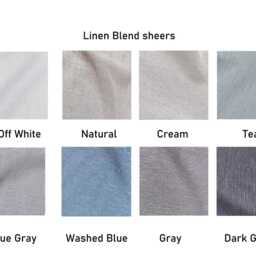 9 Colors, Double Layed Linen Blend Sheer Custom Flat Roman Shades With Chain Mechanism, Window Treatment, Blinds - thumbnail 4