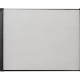 Leather Desk Blotter Military Style Half Demy Size Writing Mat Vintage Italian Hide - thumbnail 2