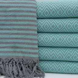 "Turkish Blanket, 79""x103" - thumbnail 3