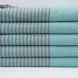 "Turkish Blanket, 79""x103" - thumbnail 2
