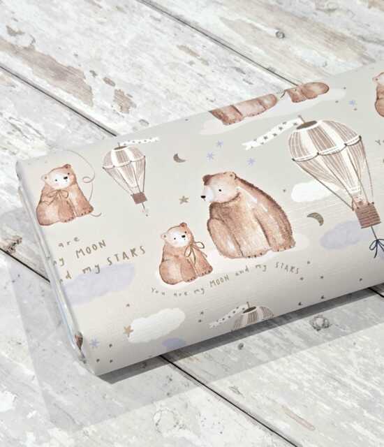 Moonstar Travel Changing Mat, Baby Bear Changing Mat, Animal Change Foldable Mat - image 1