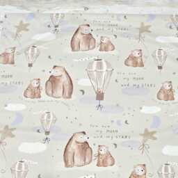 Moonstar Travel Changing Mat, Baby Bear Changing Mat, Animal Change Foldable Mat - thumbnail 2