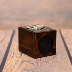 Irish Wolfhound - Wooden Candlestick With Dog, Souvenir, Decoration, Limited Edition, Collection - thumbnail 3