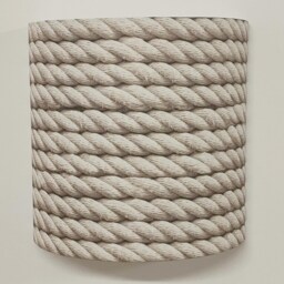 Seaside Wall Sconce - Rope Pattern Coastal Lighting - Gift Idea For Christmas Or Birthdays Zen Scandinavian Decor - thumbnail 3