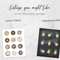 Ice Cream Illustration Print - Dessert Food Art, 11x14 - thumbnail 3