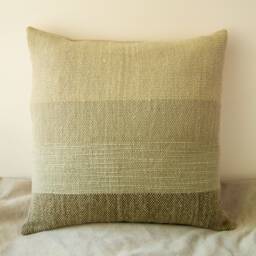 Genesis Pillow Throw Sofa Bed Home Design Square Green Gold Leather