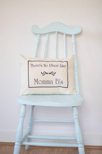 Grandparents Gift Pillow, Personalized Grandparent Idea, Ampersand Mother's Day, Father's Day - image 1