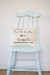 Grandparents Gift Pillow, Personalized Grandparent Idea, Ampersand Mother's Day, Father's Day - thumbnail 1