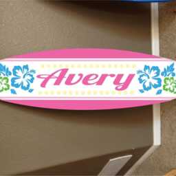Custom Surfboard Wall Decor Hawaiian Beach Theme - 48 - thumbnail 2