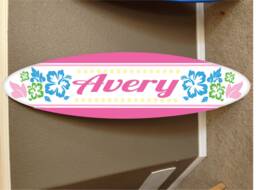Custom Surfboard Wall Decor Hawaiian Beach Theme - 48 - thumbnail 1
