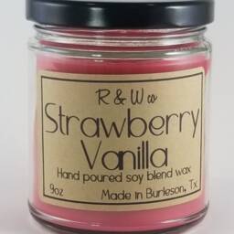 strawberry Vanilla Candle - thumbnail 2