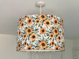 Sunflower Lampshade, Sunflower Lamp, Lighting, Home Decor, Ceiling Lampshade, Table Lampshade