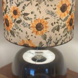 Sunflower Lampshade, Sunflower Lamp, Lighting, Home Decor, Ceiling Lampshade, Table Lampshade - thumbnail 4