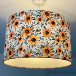 Sunflower Lampshade, Sunflower Lamp, Lighting, Home Decor, Ceiling Lampshade, Table Lampshade - thumbnail 3