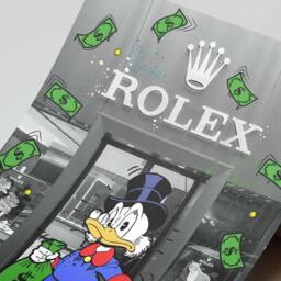 Scrooge Mcduck X Rolex - Poster Art Print Street - Motivational Interior Wall Watch - thumbnail 3