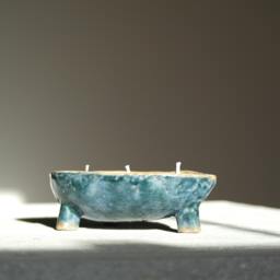 Ocean Blue - 100% All Natural Premium Artistic Candles With Japanese Container Scented Therapeutic Grade Essential Oils - thumbnail 4