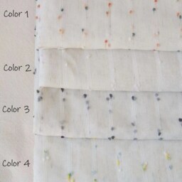 Pompom Linen Sheer Curtain, 4 Colors, Kids Room Nursery Custom Curtain Panel, For Bedroom & Livingroom, 1Pc - thumbnail 2