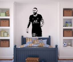 Neyymar Jr. Wall Decal Life-Size Peel & Stick Soccer Decor - thumbnail 1