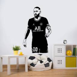 Neyymar Jr. Wall Decal Life-Size Peel & Stick Soccer Decor - thumbnail 3