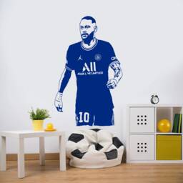 Neyymar Jr. Wall Decal Life-Size Peel & Stick Soccer Decor - thumbnail 2