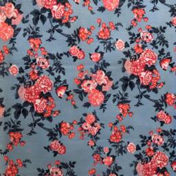 Floral Swaddle Bag & Headband For Baby Girl Pink Gray - thumbnail 2