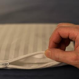 "Down Travel Pillow Set - Cream - 12""x16" - thumbnail 3