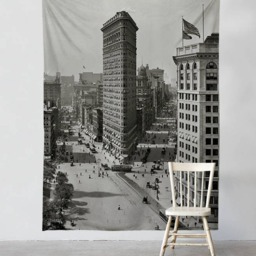 Iron Building - Wall Tapestry Tapestry Hangings Wanderlust Bohemian Home Decor Dorm T#100 - thumbnail 2