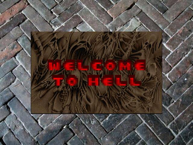 "Doom ""Welcome To Hell"", 24"" X 36" - image 1