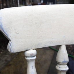 Antique Finish Distressed Mismatched Vintage Dining Chairs in Annie Sloan Chalk Paint - Painted To Order - thumbnail 3