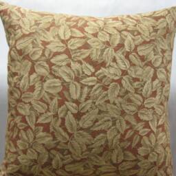 "Contemporary Leaves Print Decorative Pillow Cover-20""x 20" - thumbnail 2
