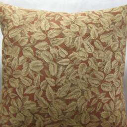 "Contemporary Leaves Print Decorative Pillow Cover-20""x 20" - thumbnail 3