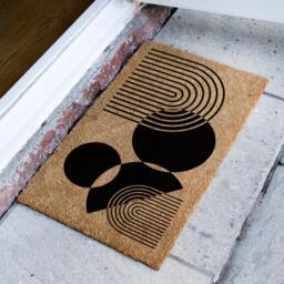 Mid Century Modern Home Rug - Welcome Doormat Midcentury Housewarming Gift New Apartment - thumbnail 2