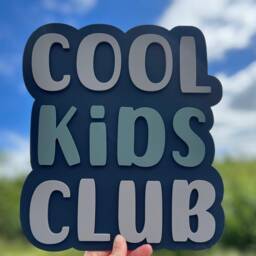 Cool Kids Club Sign - Wooden & Acrylic Nursery Wall Decor - thumbnail 2