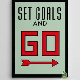 Monopoly Motivational Inspirational Quote Canvas Art Wall Print Picture Home Decor -C455 - thumbnail 2