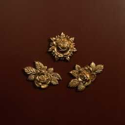 Rose Set Wall Plaques - Gothic Gallery Gap Fillers Small The Blackened Teeth Home Decor Homeware - thumbnail 1