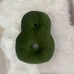 Velour Number Pillow Personalized Cotton Decor - thumbnail 3
