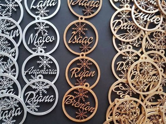 Christmas Baubles, Tree Ornaments, Personalised Tree Decorations - image 1